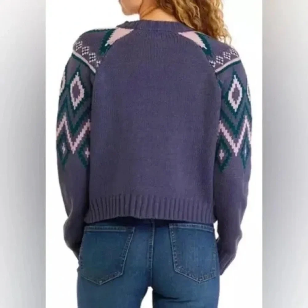 ❄️ TRUE CRAFT | Crew Neck Intarsia Sweater Various Sizes Available - Picture 3 of 4